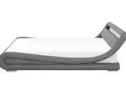 Wasserbett Kunstleder Grau 180 X 200 Cm Mit Led-Beleuchtung Avignon