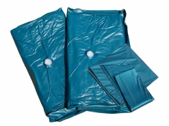 Wasserbett Kunstleder Grau 180 X 200 Cm Mit Led-Beleuchtung Avignon