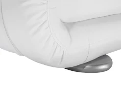 Wasserbett Kunstleder Weis 160 X 200 Cm Mit Led-Beleuchtung Avignon