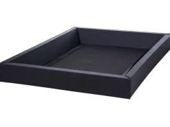 Wasserbett Kunstleder Weis 160 X 200 Cm Mit Led-Beleuchtung Avignon