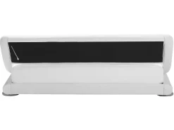 Wasserbett Kunstleder Weis 160 X 200 Cm Mit Led-Beleuchtung Avignon