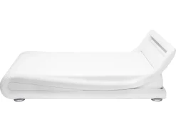 Wasserbett Kunstleder Weis 160 X 200 Cm Mit Led-Beleuchtung Avignon