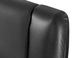 Wasserbett Leder Schwarz 180 X 200 Cm Avignon