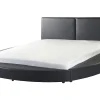 Wasserbett Leder Schwarz 180 X 200 Cm Laval