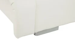 Wasserbett Leder Weis 140 X 200 Cm Mit Led-Beleuchtung Bunt Nantes