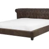 Wasserbett Lederoptik Braun 180 X 200 Cm Cavaillon