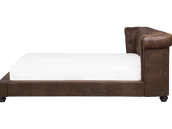Wasserbett Lederoptik Braun 180 X 200 Cm Cavaillon