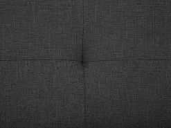Wasserbett Leinenoptik Dunkelgrau 180 X 200 Cm La Rochelle