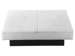 Wasserbett Leinenoptik Dunkelgrau 180 X 200 Cm La Rochelle