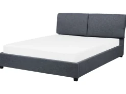 Wasserbett Leinenoptik Grau 180 X 200 Cm Belfort