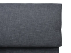 Wasserbett Leinenoptik Grau 180 X 200 Cm Belfort