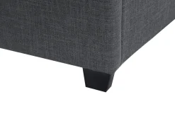 Wasserbett Leinenoptik Grau 180 X 200 Cm Belfort