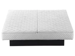 Wasserbett Leinenoptik Grau 180 X 200 Cm Belfort