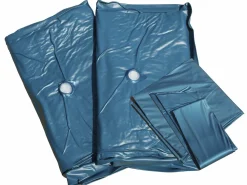 Wasserbett Leinenoptik Grau 180 X 200 Cm Belfort