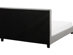 Wasserbett Leinenoptik Hellgrau 180 X 200 Cm La Rochelle