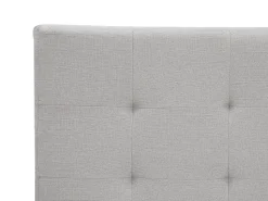 Wasserbett Leinenoptik Hellgrau 180 X 200 Cm La Rochelle