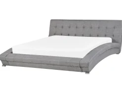 Wasserbett Polsterbezug Grau 180 X 200 Cm Lille