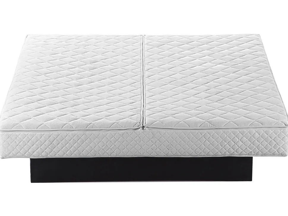 Wasserbett Polsterbezug Grau 180 X 200 Cm Lille