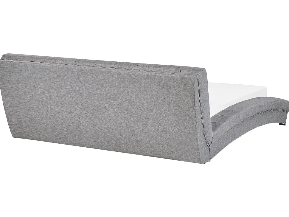 Wasserbett Polsterbezug Grau 180 X 200 Cm Lille