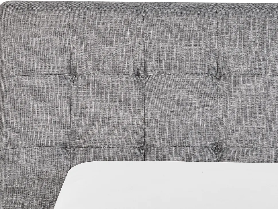 Wasserbett Polsterbezug Grau 180 X 200 Cm Lille