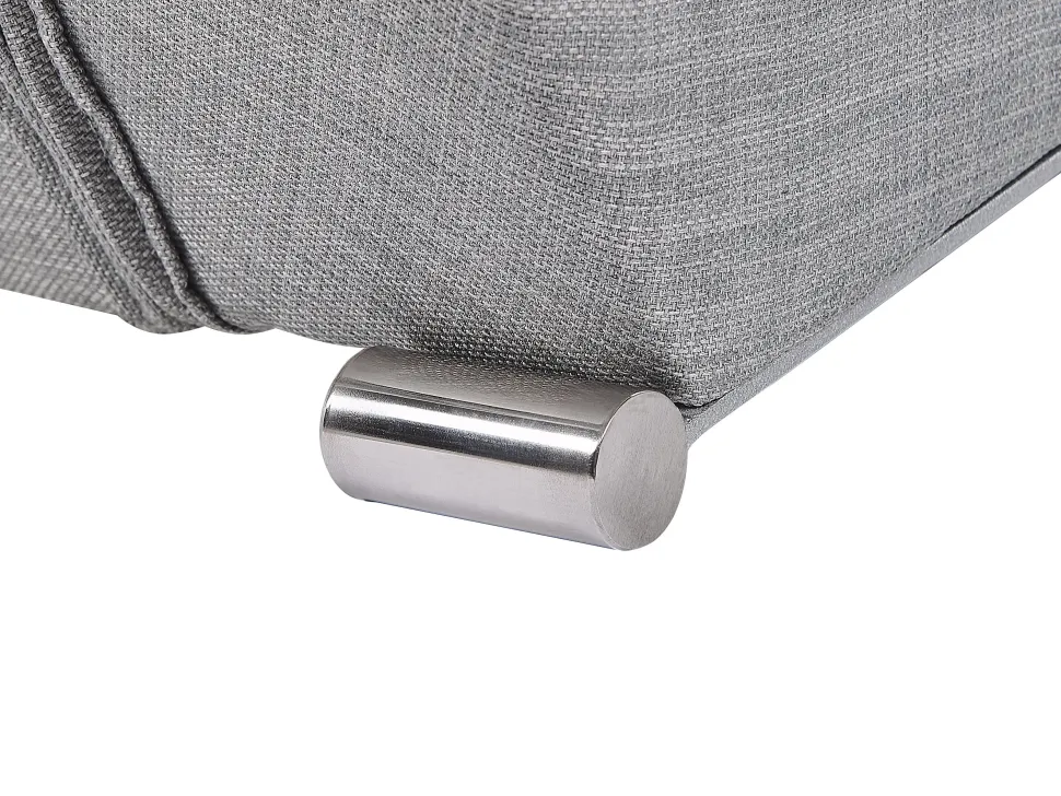 Wasserbett Polsterbezug Grau 180 X 200 Cm Lille