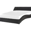 Wasserbett Polsterbezug Schwarz 180 X 200 Cm Vichy