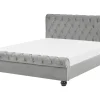 Wasserbett Samtstoff Hellgrau 180 X 200 Cm Avallon