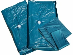 Wasserbett Samtstoff Hellgrau 180 X 200 Cm Avallon