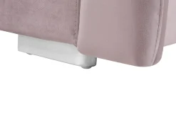 Wasserbett Samtstoff Rosa 160 X 200 Cm Nantes