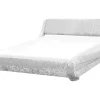 Wasserbett Samtstoff Silber 180 X 200 Cm Avignon