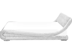 Wasserbett Samtstoff Silber 180 X 200 Cm Avignon