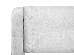 Wasserbett Samtstoff Silber 180 X 200 Cm Avignon