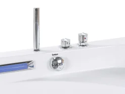 Whirlpool Badewanne Eckmodell Mit Led 211 X 150 Cm Caceres