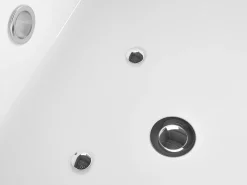 Whirlpool Badewanne Freistehend Weis Oval Mit Led 180 X 85 Cm Antigua