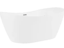Whirlpool Badewanne Freistehend Weis Oval Mit Led 180 X 85 Cm Antigua