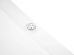 Whirlpool Badewanne Freistehend Weis Oval Mit Led 180 X 85 Cm Antigua