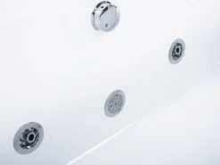 Whirlpool Badewanne Mit Led Weis Rechteckig 170 X 75 Cm Galley