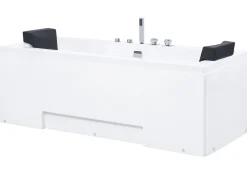 Whirlpool Badewanne Mit Led Weis Rechteckig 170 X 75 Cm Galley