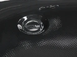 Whirlpool Badewanne Schwarz Eckmodell Mit Led 140 X 140 Cm Baracoa