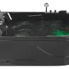 Whirlpool Badewanne Schwarz Eckmodell Mit Led 170 X 119 Cm Rechts Bayamo