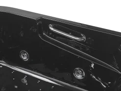 Whirlpool Badewanne Schwarz Eckmodell Mit Led 170 X 119 Cm Rechts Bayamo
