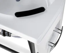 Whirlpool Badewanne Weis Eckmodell Mit Led 214 X 155 Cm Martinica