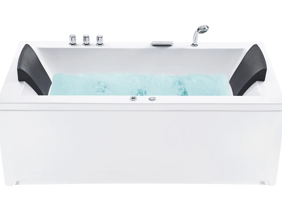 Whirlpool Badewanne Weis Mit Led Rechts 183 X 90 Cm Varadero