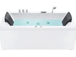 Whirlpool Badewanne Weis Mit Led Rechts 183 X 90 Cm Varadero