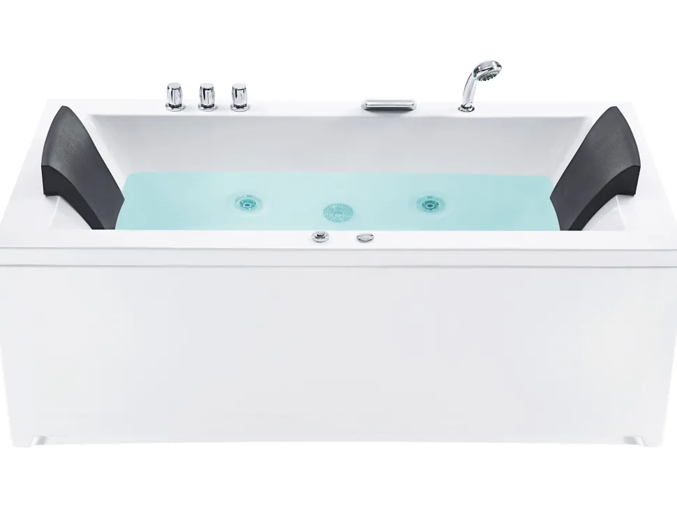 Whirlpool Badewanne Weis Mit Led Rechts 183 X 90 Cm Varadero