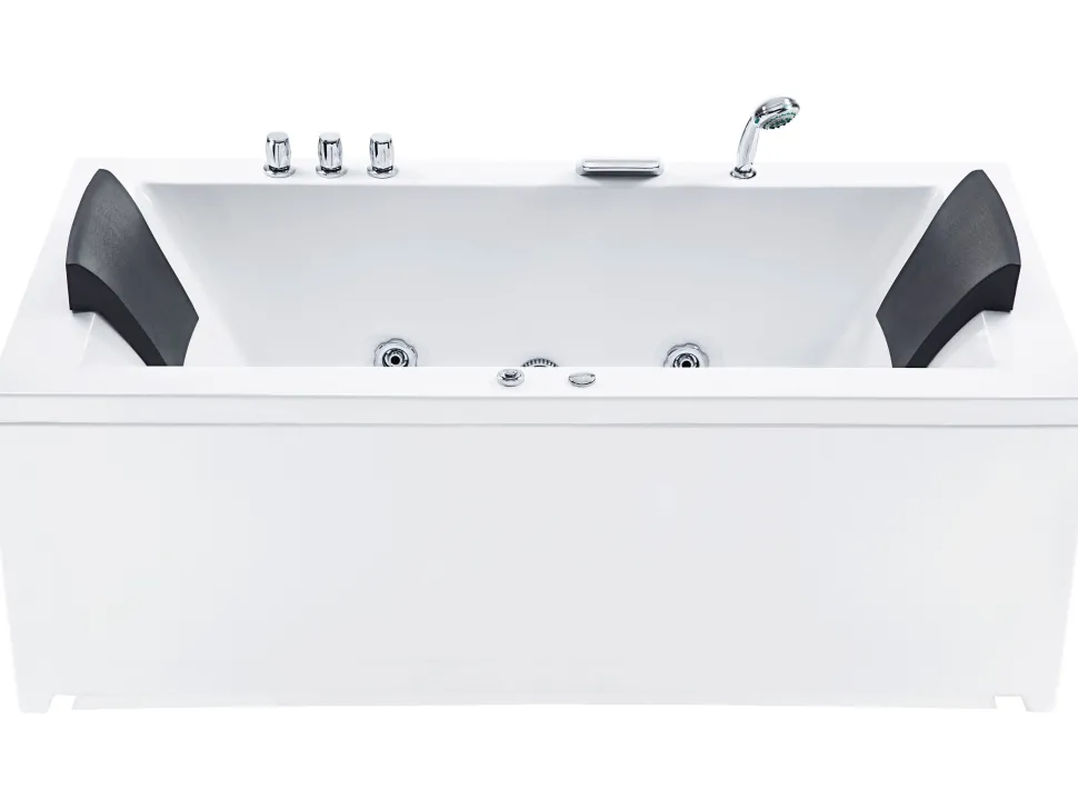 Whirlpool Badewanne Weis Mit Led Rechts 183 X 90 Cm Varadero