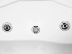 Whirlpool Badewanne Weis Eckmodell Mit Led 180 X 120 Cm Links Calama