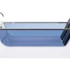Whirlpool Badewanne Weis Rechteckig Mit Led 180 X 120 Cm Curacao