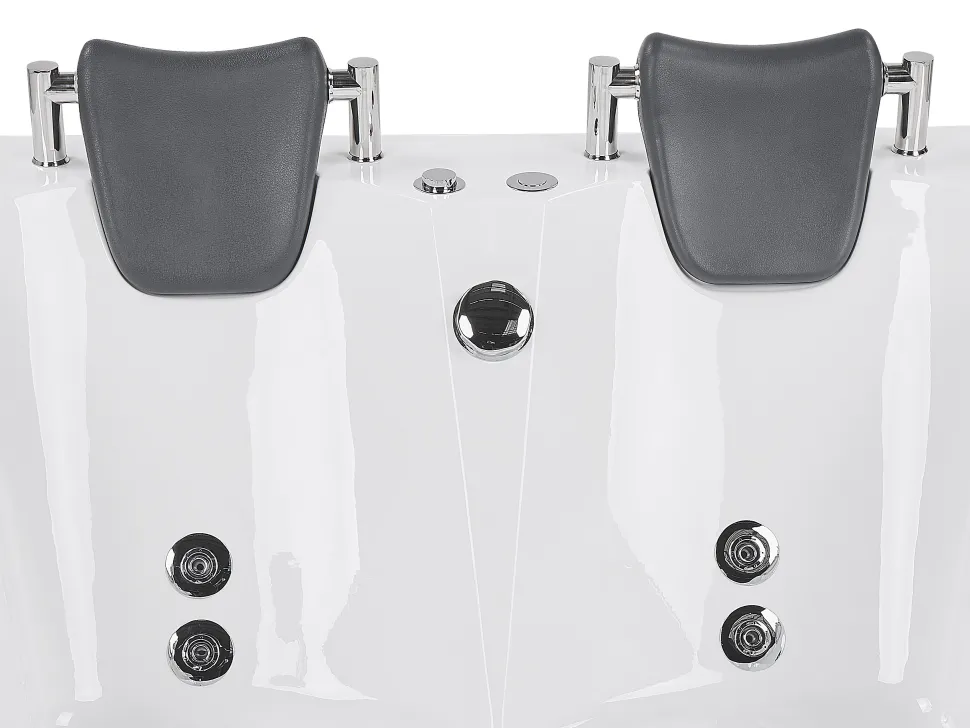Whirlpool Badewanne Weis Eckmodell Mit Led 170 X 119 Cm Links Bayamo