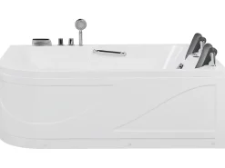 Whirlpool Badewanne Weis Eckmodell Mit Led 170 X 119 Cm Links Bayamo